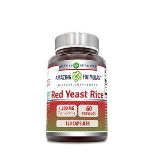Red Yeast Rice 1200mg - 120 Capsules &#40;60 Servings&#41;  | GNC